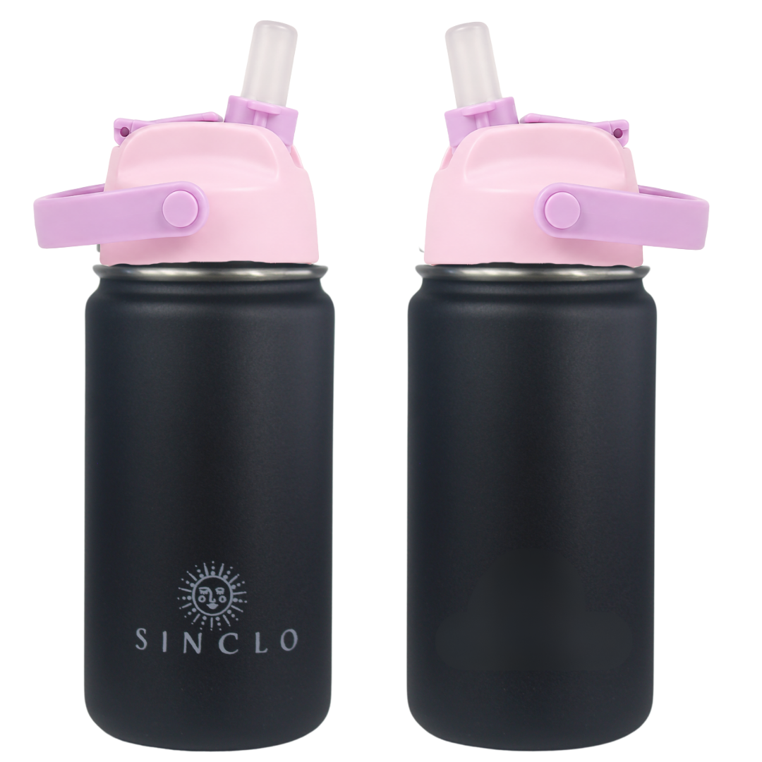 The Babi 400ml Water Bottle (Black)