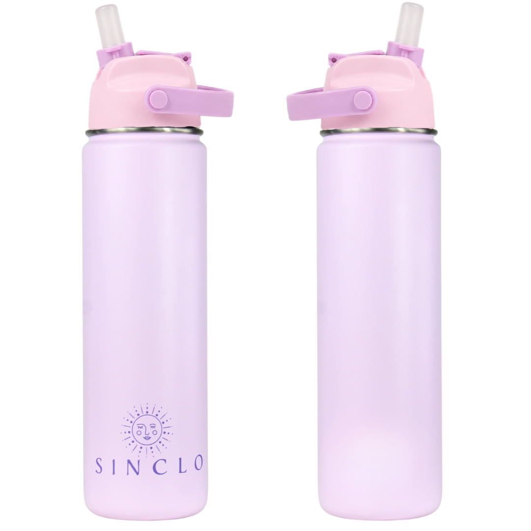 **PREORDER JULY DISPATCH** The Stevie 675ml Water Bottle (Lilac)