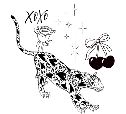Front Gaily Bottle Tattoo Engraving Designs Add-On Preview