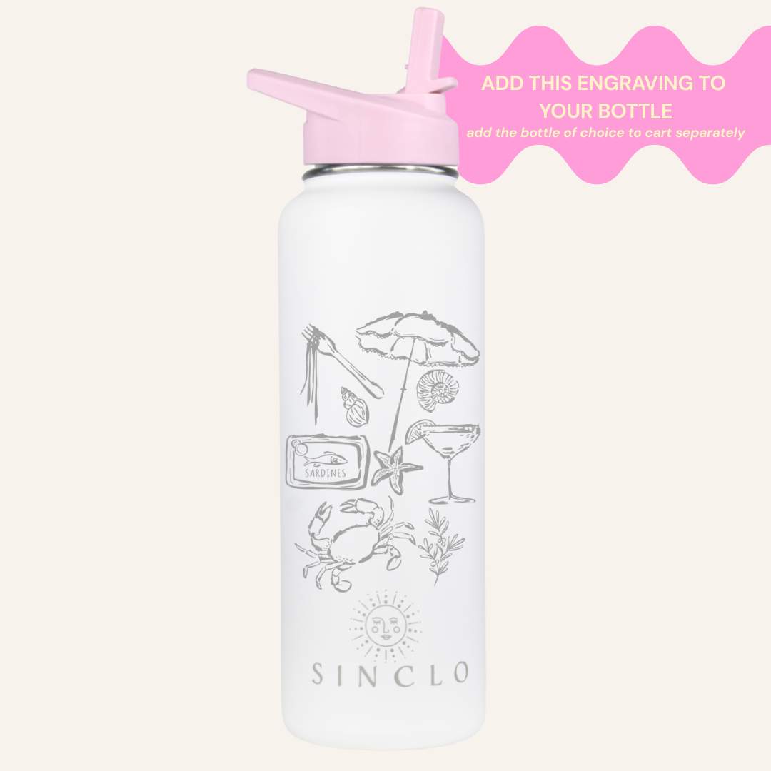 Bottle Tattoo Sleeve Engraving Add-On