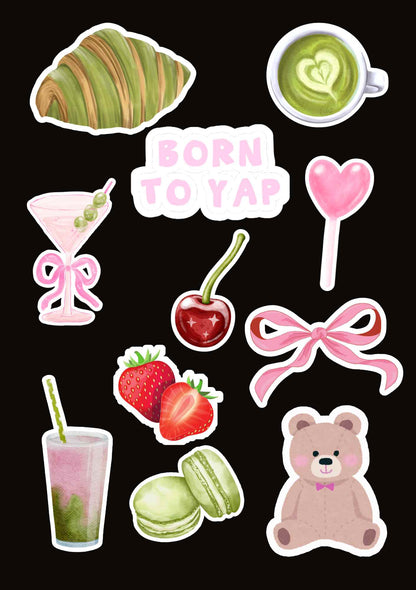 Water Bottle Sticker Sheets