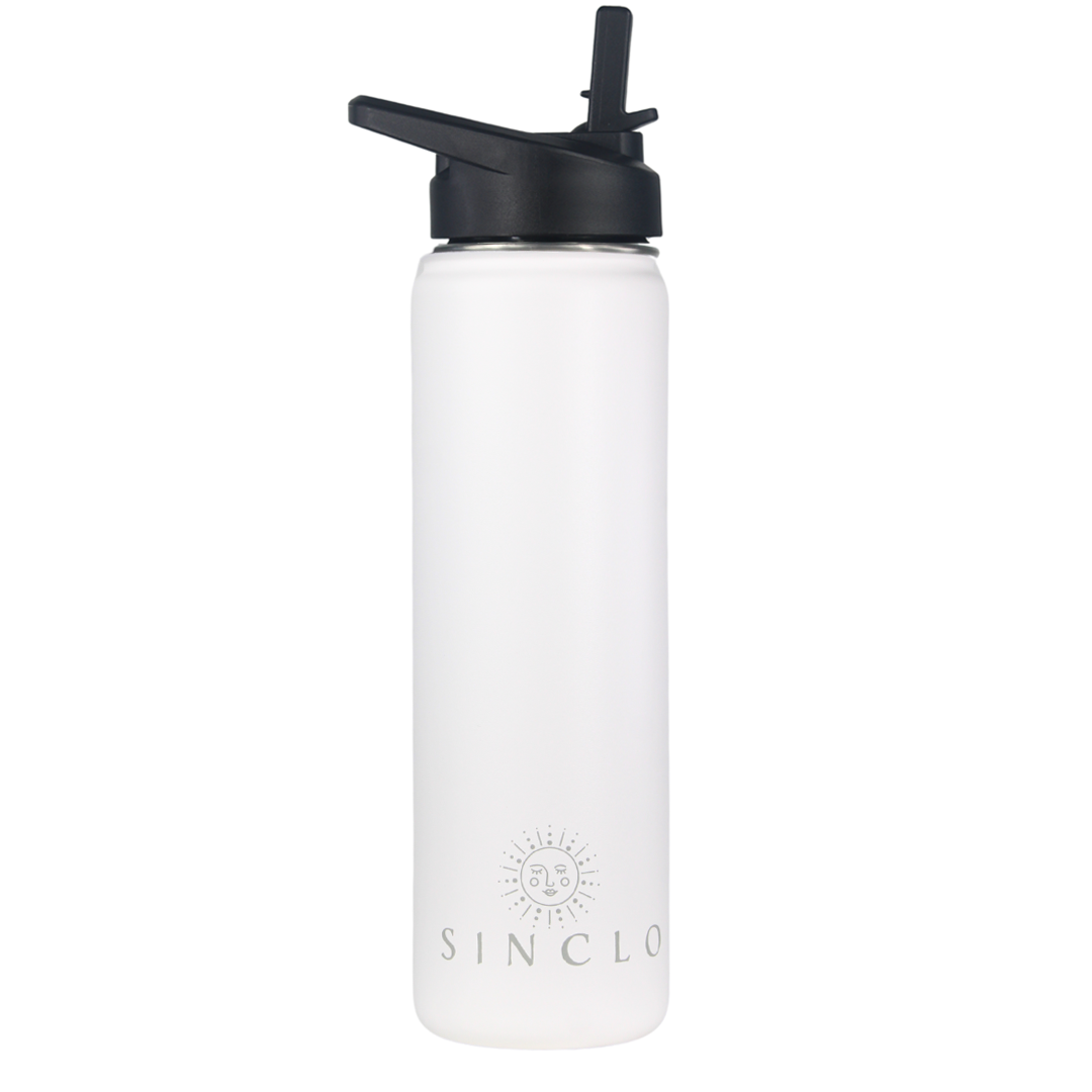 The Stevie 675ml Water Bottle (White)
