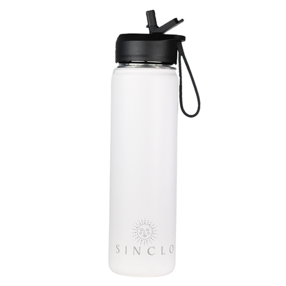 The Stevie 675ml Water Bottle (White)