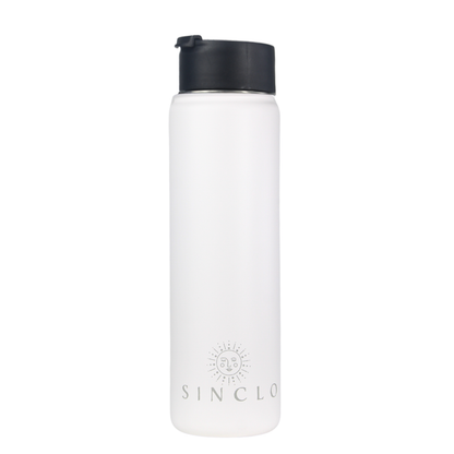 The Stevie 675ml Water Bottle (White)