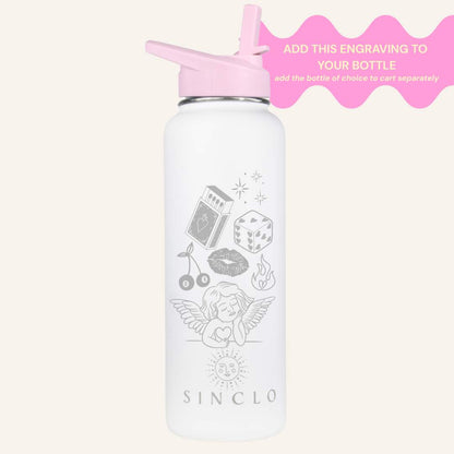 Bottle Tattoo Sleeve Engraving Add-On