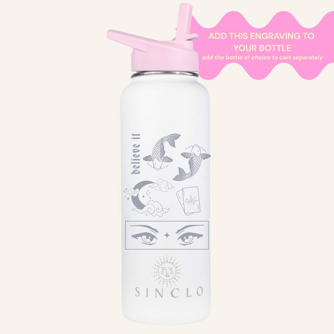 Bottle Tattoo Sleeve Engraving Add-On