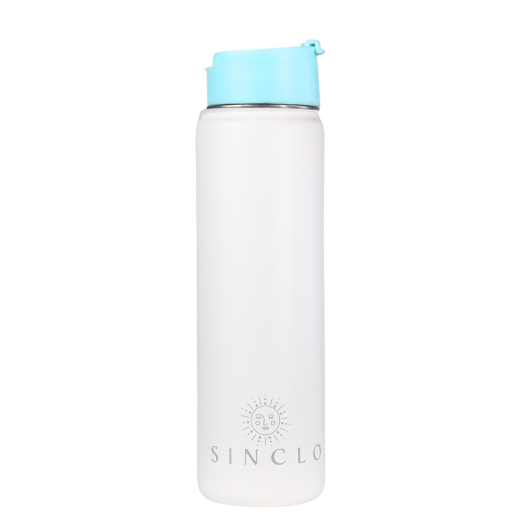 The Stevie 675ml Water Bottle (White)