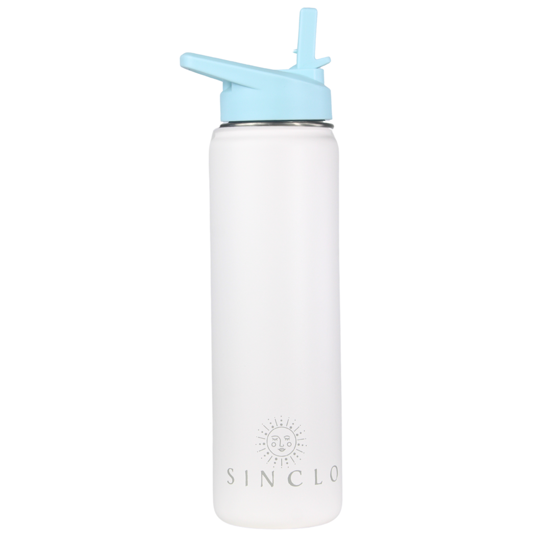 The Stevie 675ml Water Bottle (White)