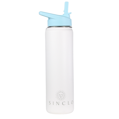 The Stevie 675ml Water Bottle (White)