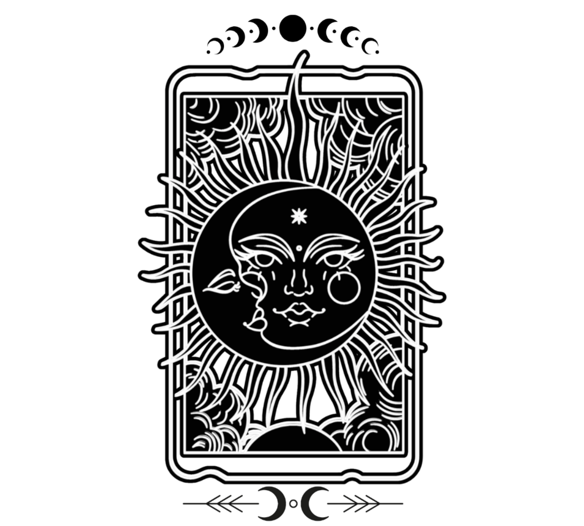 Front Gaily Bottle Tattoo Engraving Designs Add-On Preview