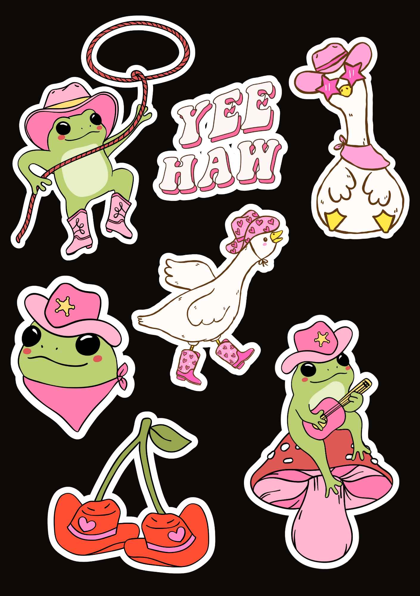 Water Bottle Sticker Sheets