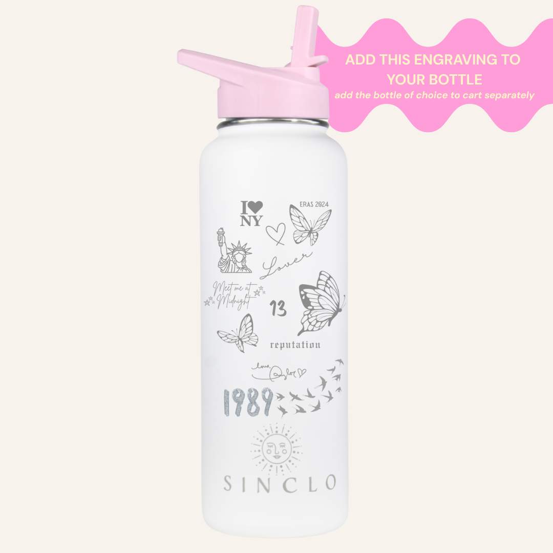 Bottle Tattoo Sleeve Engraving Add-On