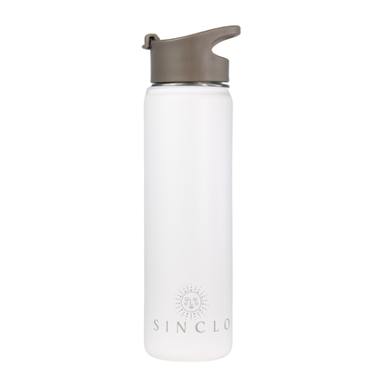 The Stevie 675ml Water Bottle (White)