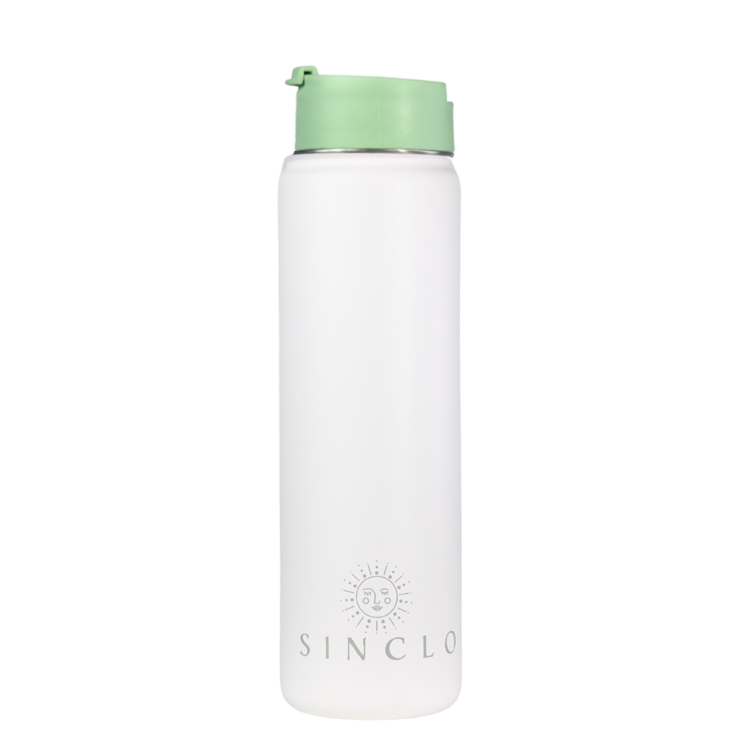 The Stevie 675ml Water Bottle (White)