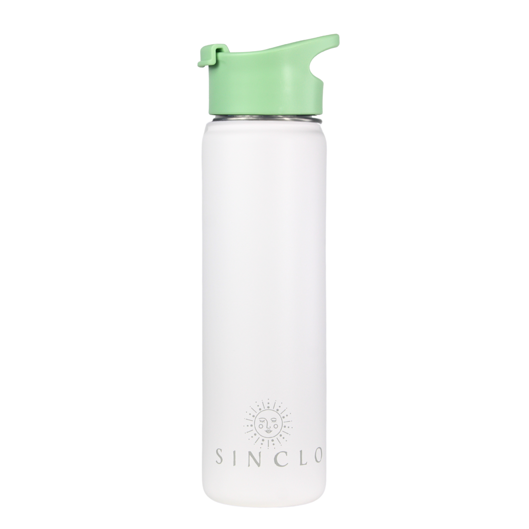 The Stevie 675ml Water Bottle (White)