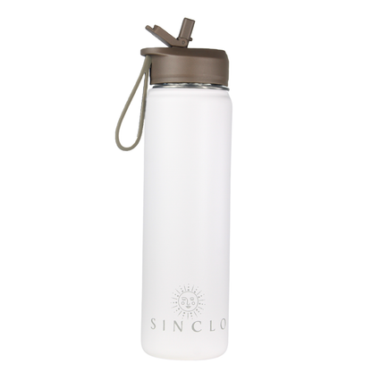 The Stevie 675ml Water Bottle (White)