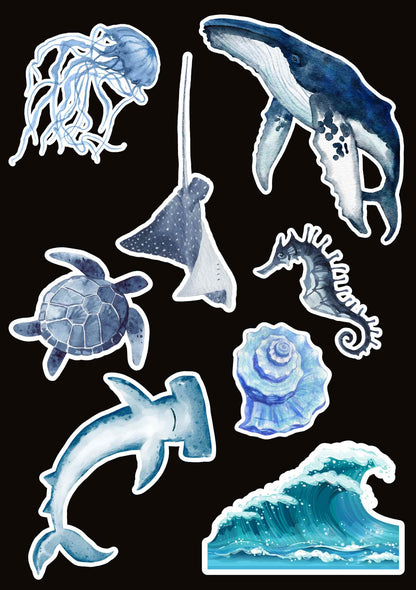 Water Bottle Sticker Sheets