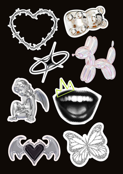Water Bottle Sticker Sheets