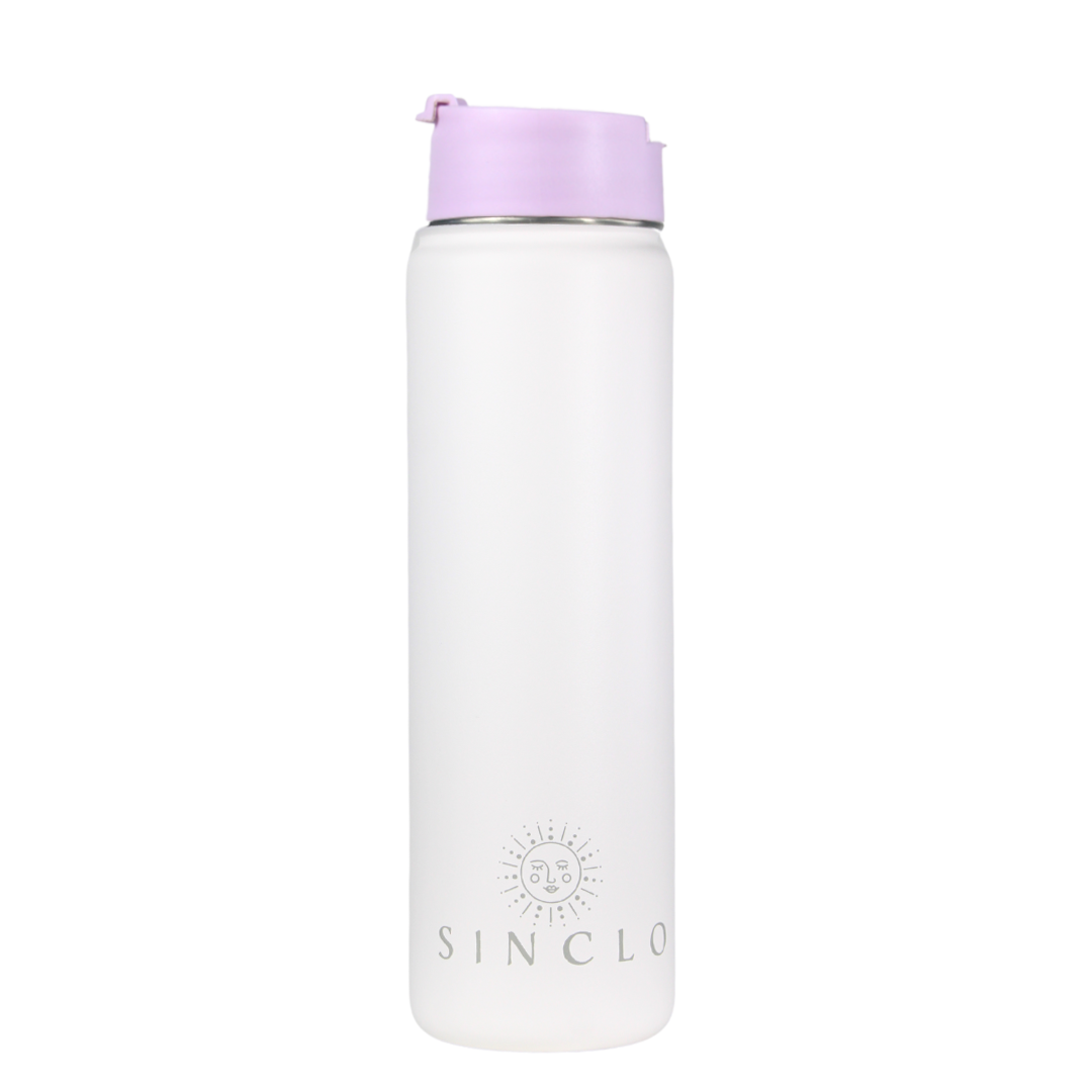 The Stevie 675ml Water Bottle (White)