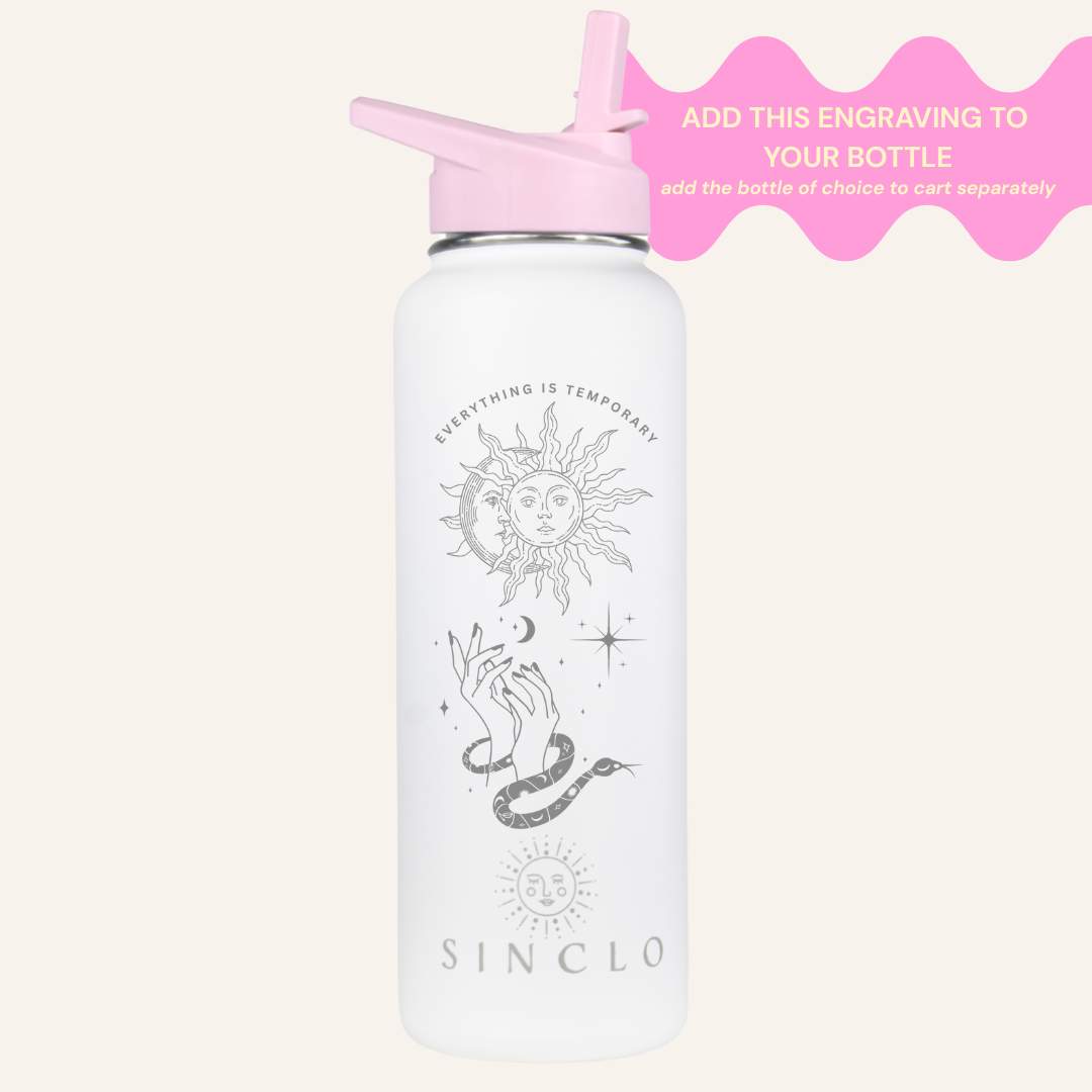 Bottle Tattoo Sleeve Engraving Add-On