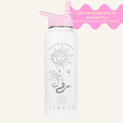 Bottle Tattoo Sleeve Engraving Add-On