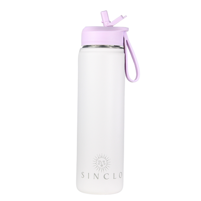 The Stevie 675ml Water Bottle (White)