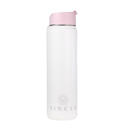 The Stevie 675ml Water Bottle (White)