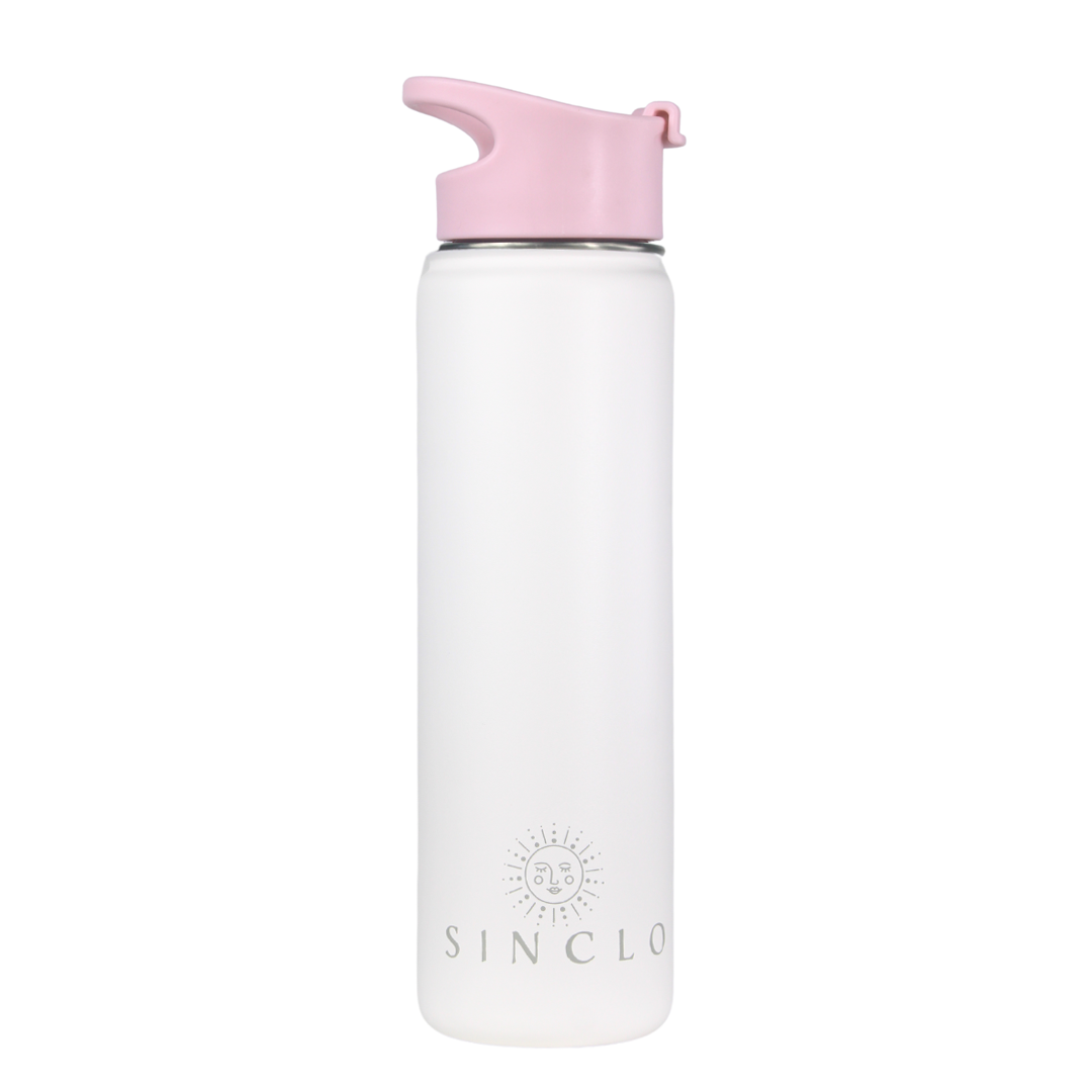 The Stevie 675ml Water Bottle (White)