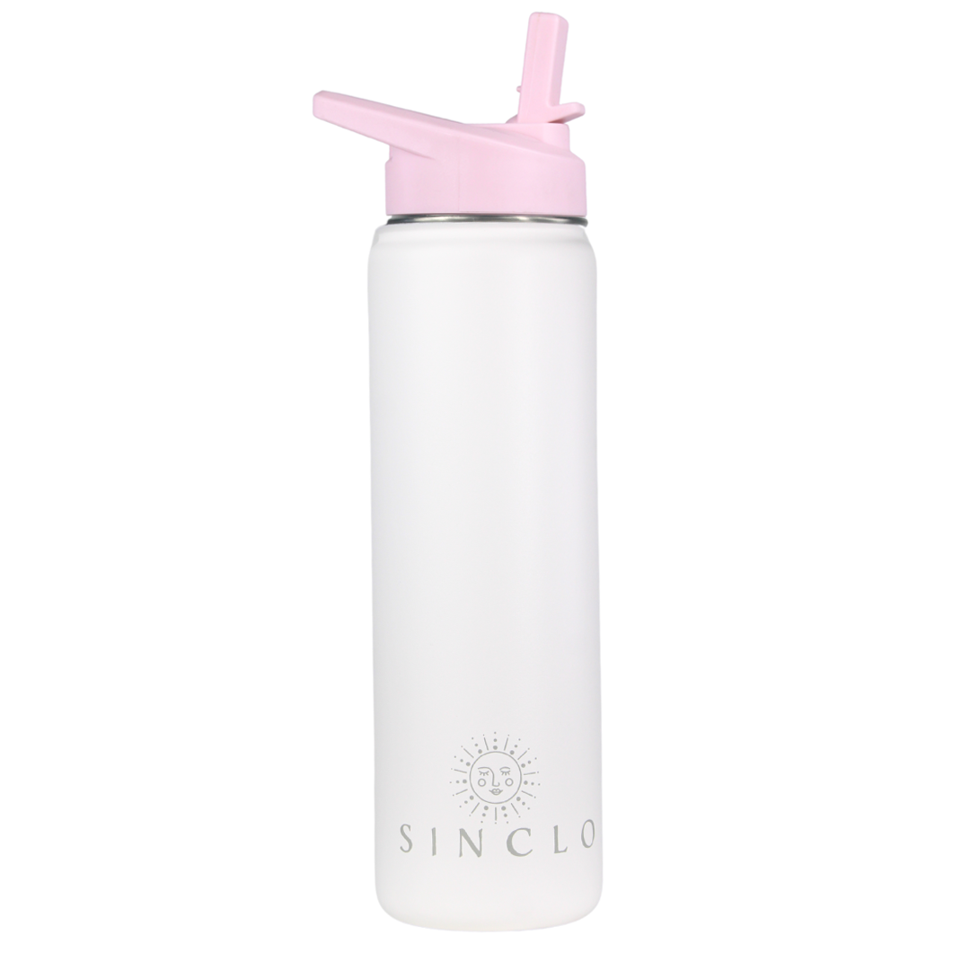 The Stevie 675ml Water Bottle (White)