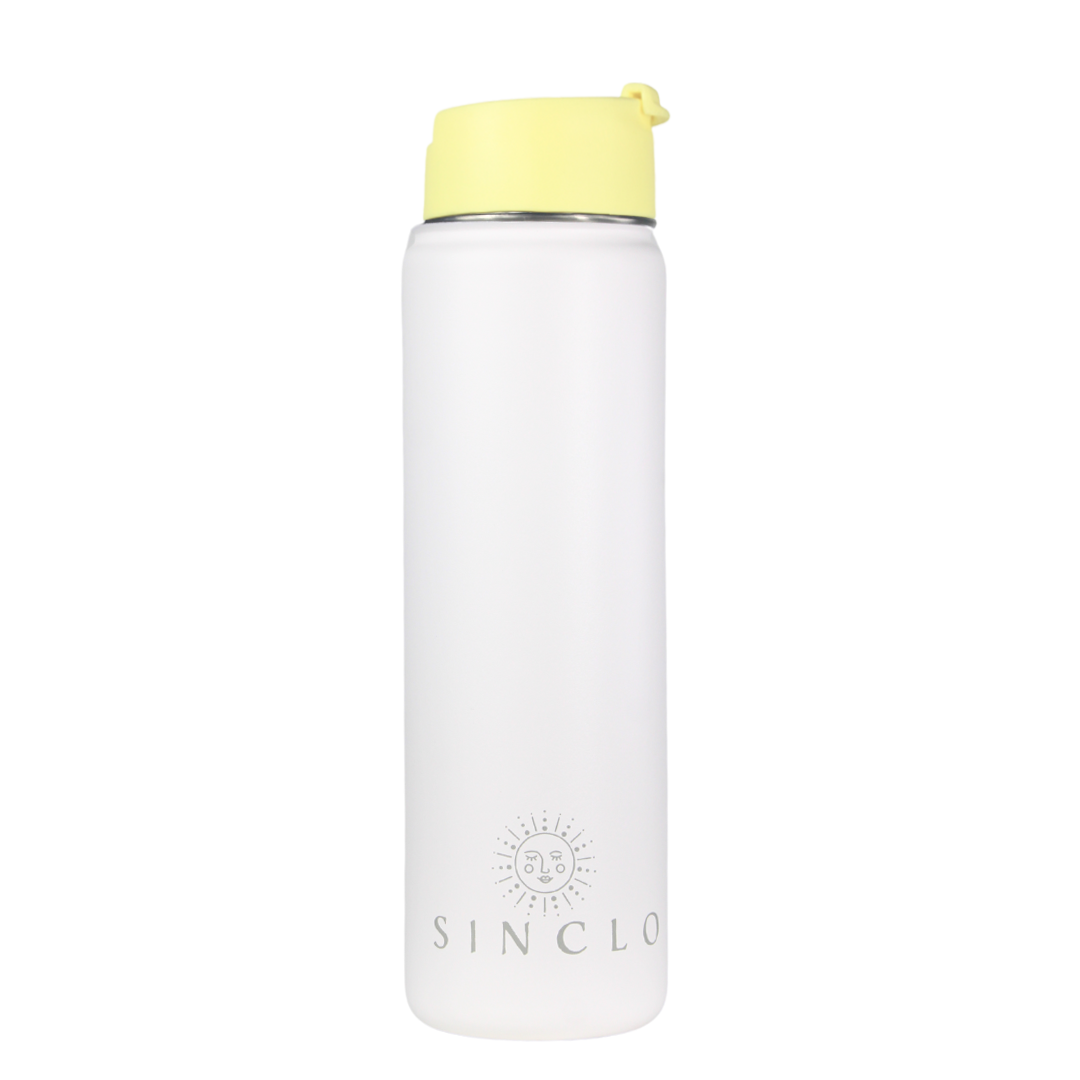 The Stevie 675ml Water Bottle (White)