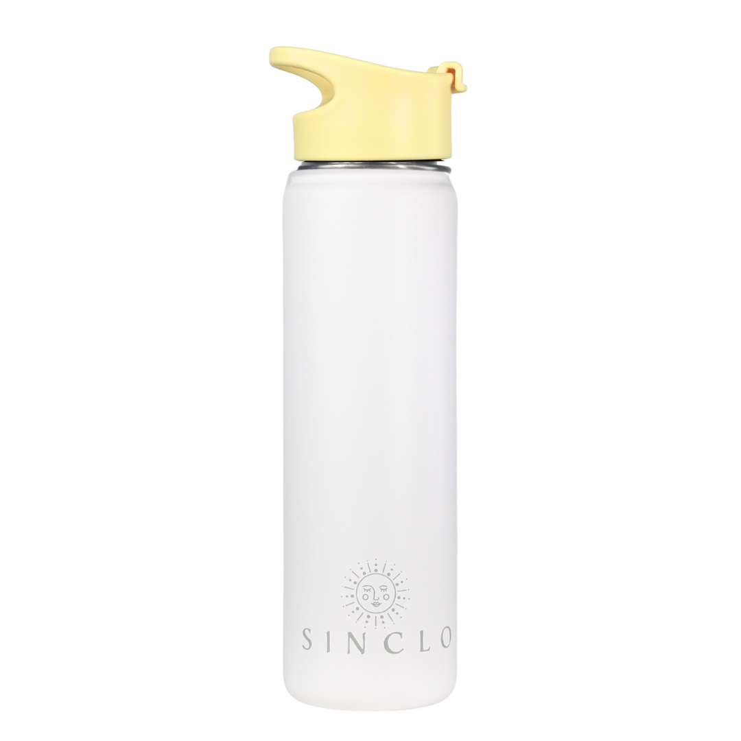 The Stevie 675ml Water Bottle (White)