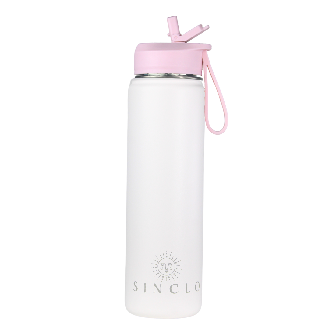 The Stevie 675ml Water Bottle (White)