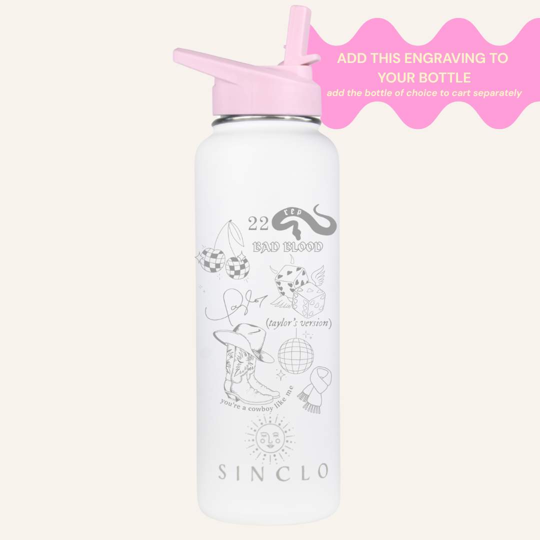 Bottle Tattoo Sleeve Engraving Add-On