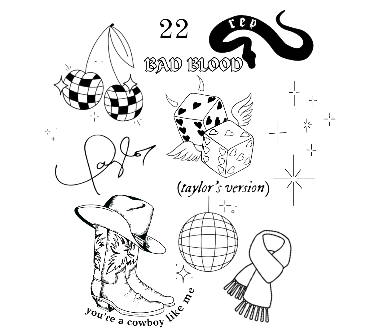 Front Gaily Bottle Tattoo Engraving Designs Add-On Preview