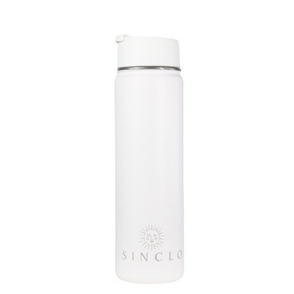 The Stevie 675ml Water Bottle (White)