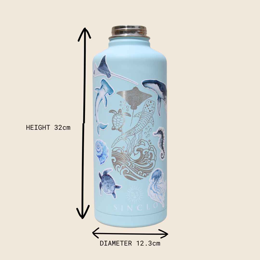 The Biggie 2.5L Water Bottle (Lilac)