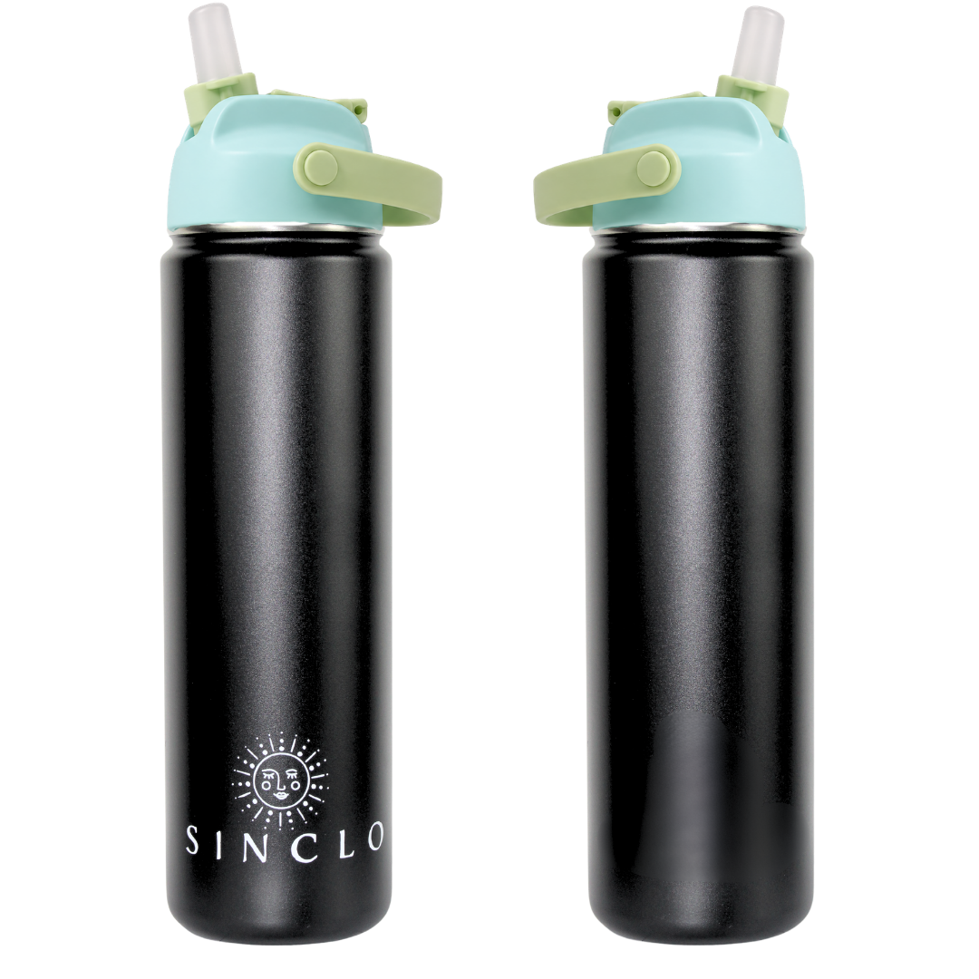 The Stevie 675ml Water Bottle (Black)