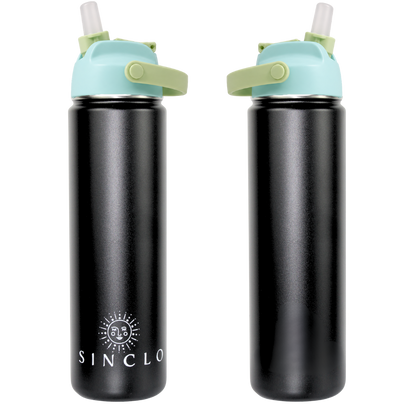 The Stevie 675ml Water Bottle (Black)