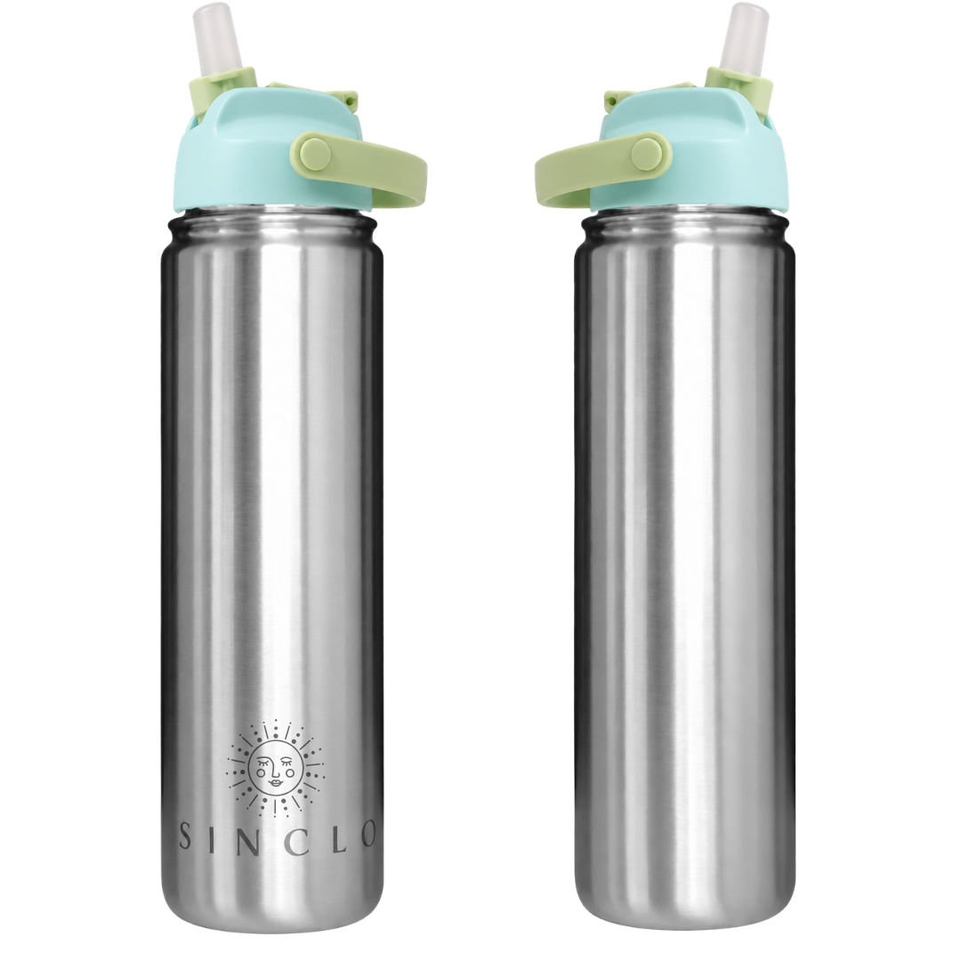 *PREORDER* The Stevie 675ml Water Bottle (Chrome)