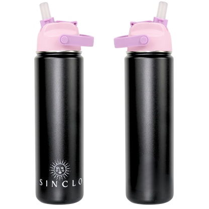 The Stevie 675ml Water Bottle (Black)
