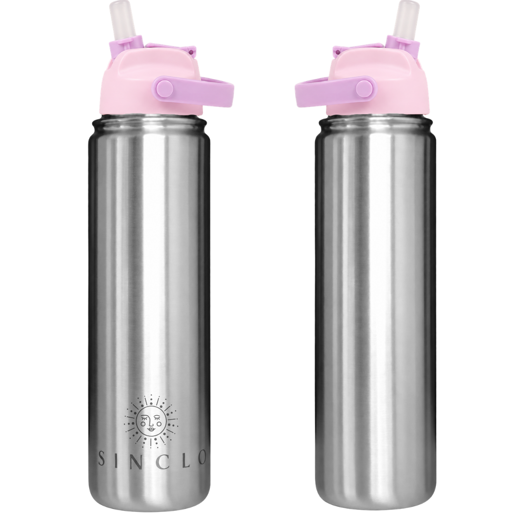 *PREORDER* The Stevie 675ml Water Bottle (Chrome)