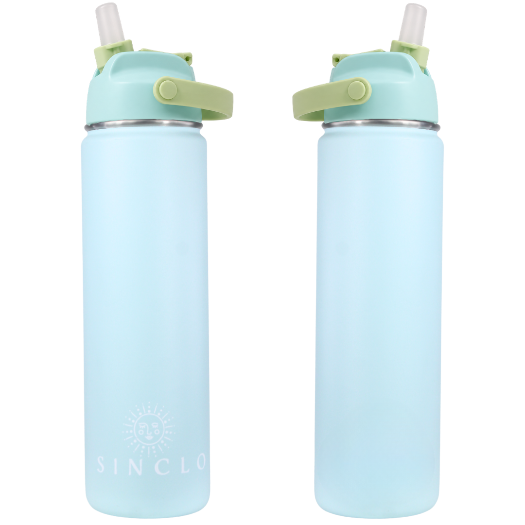 **PREORDER JUNE DISPATCH** The Stevie 675ml Water Bottle (Blue)
