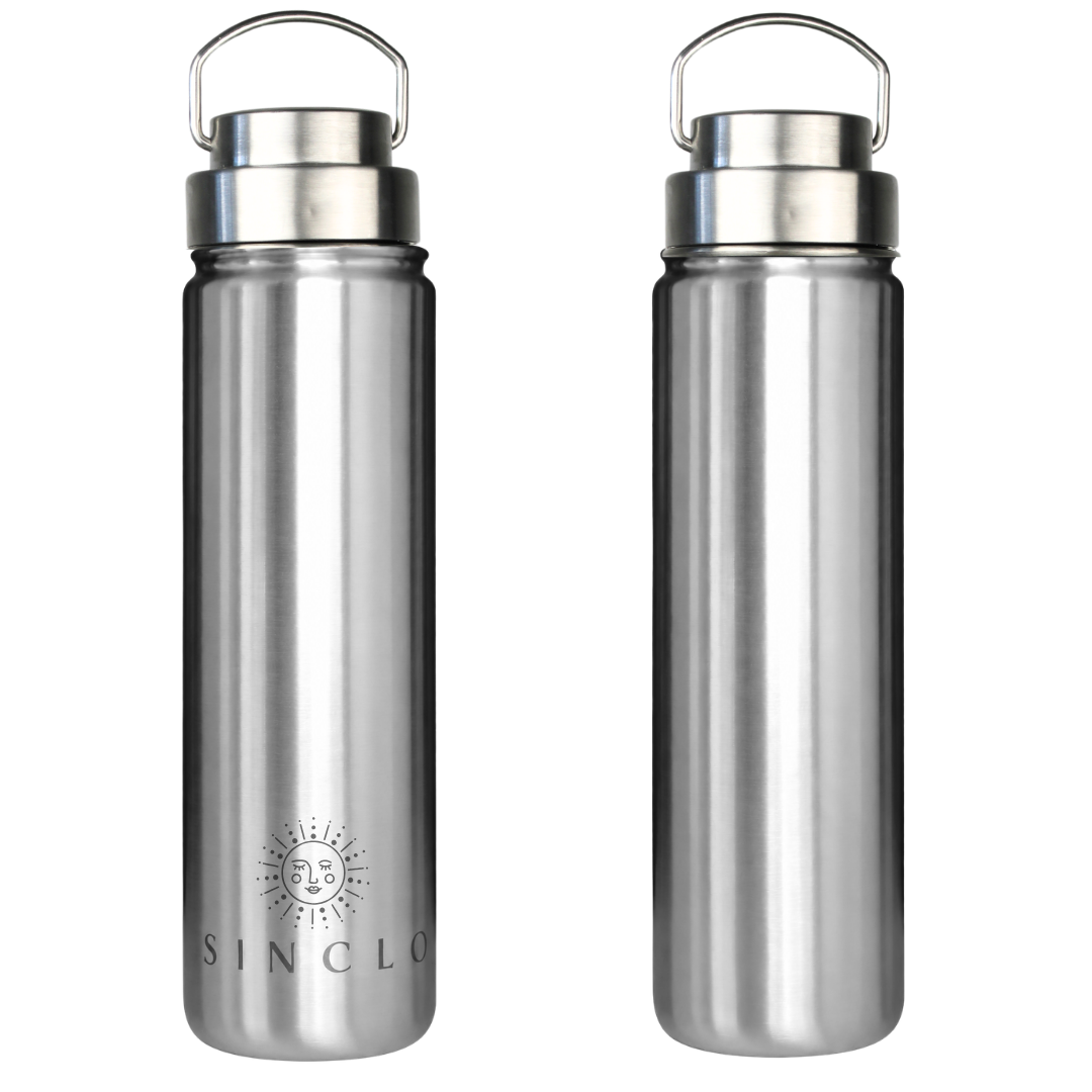 *PREORDER* The Stevie 675ml Water Bottle (Chrome)