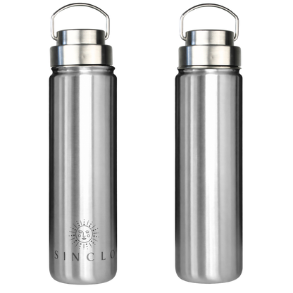 *PREORDER* The Stevie 675ml Water Bottle (Chrome)