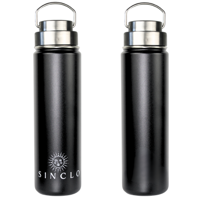 The Stevie 675ml Water Bottle (Black)