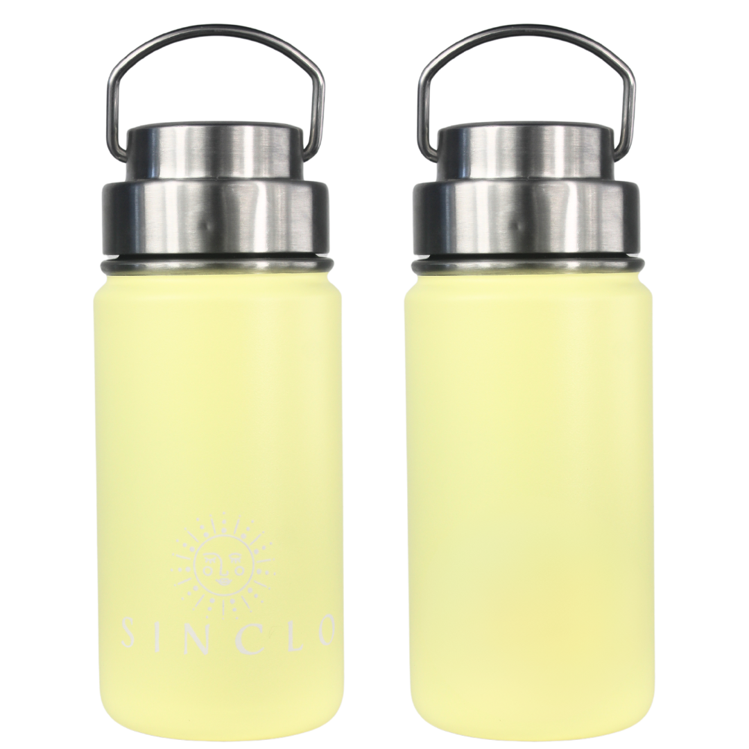 SECONDS SALE - The Babi 400ml Water Bottle (Yellow)