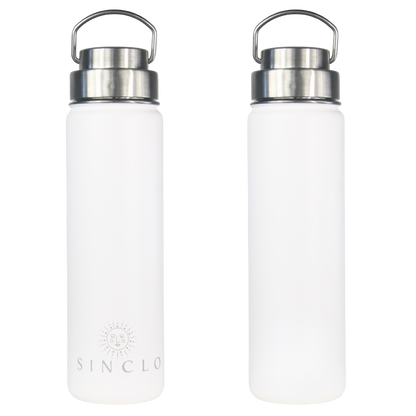 The Stevie 675ml Water Bottle (White)