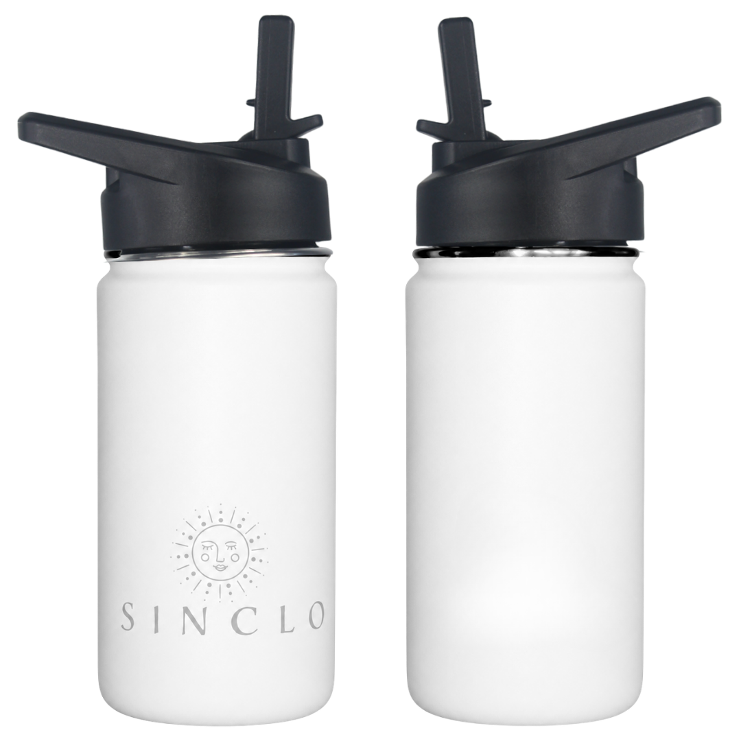 The Babi 400ml Water Bottle (White)