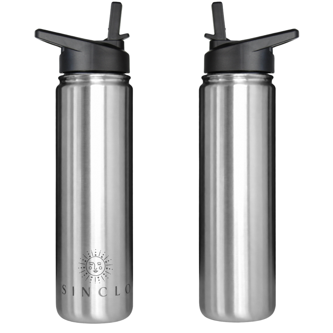*PREORDER* The Stevie 675ml Water Bottle (Chrome)