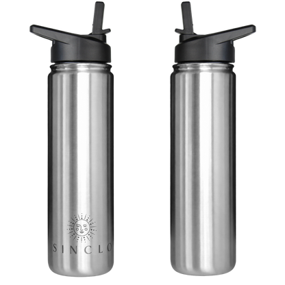 *PREORDER* The Stevie 675ml Water Bottle (Chrome)